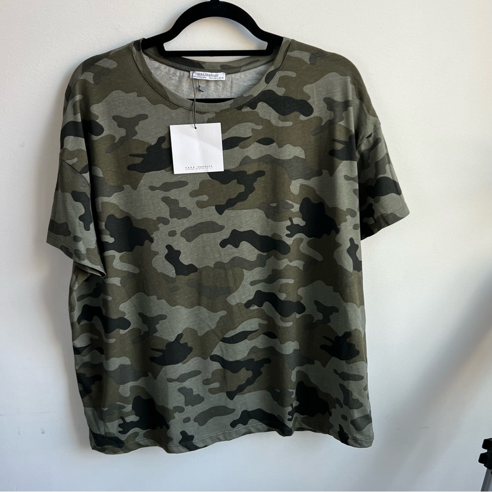 NWT Zara camouflage t shirt 👕 🔥 - Picture 7 of 8